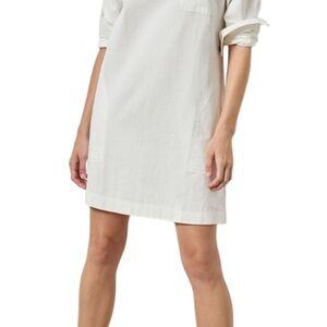 Lilla P White Midi Dress